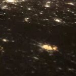 Attacco missilistico su Kiev ripreso dallo spazio