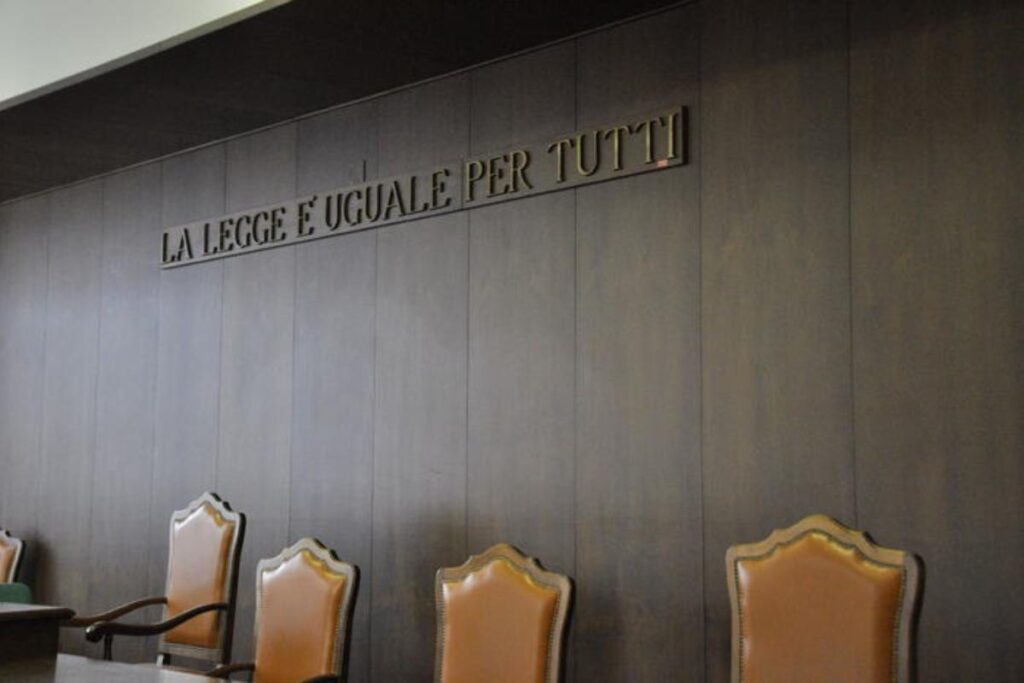 aula di tribunale