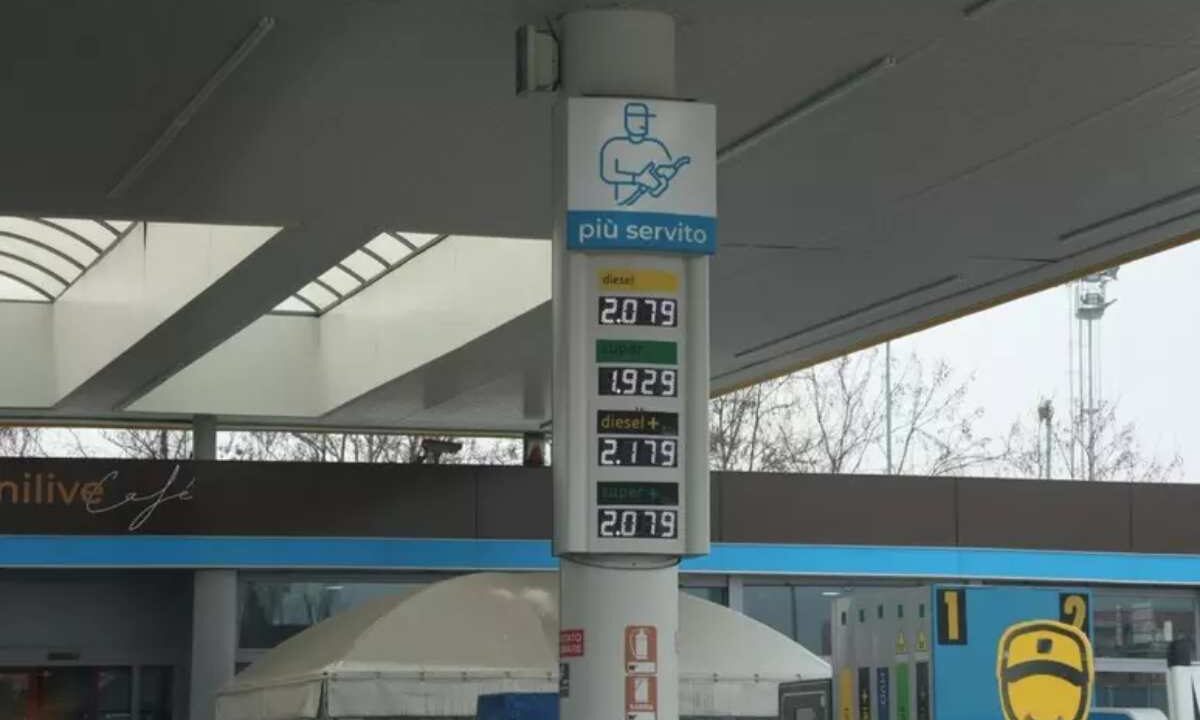 Una stazione di servizio