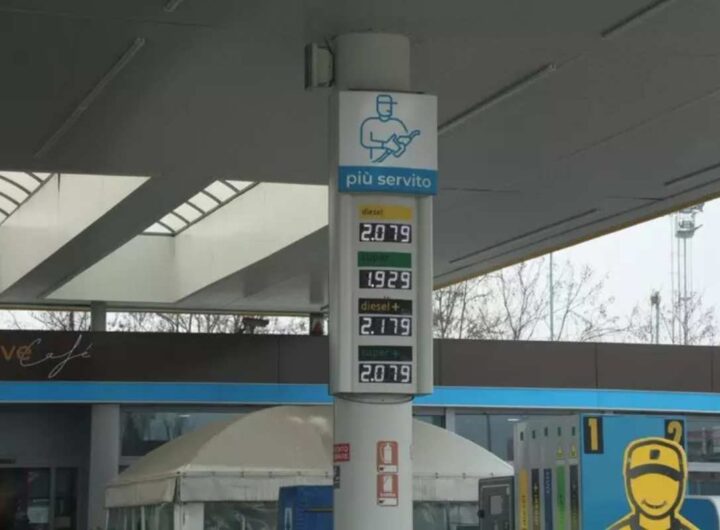 Una stazione di servizio