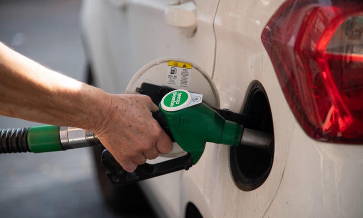 Una pompa di benzina