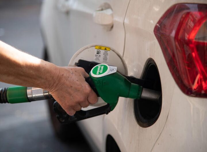 Una pompa di benzina