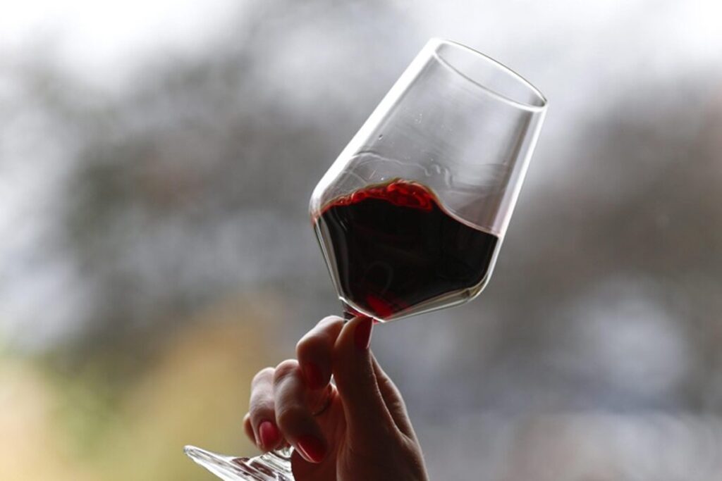 Un bicchiere di vino