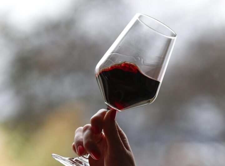 Un bicchiere di vino