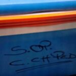 Il frigo/box utilizzato per il trasporto del cuore arrivato all'ospedale Monaldi per essere impiantato al piccolo Domenico