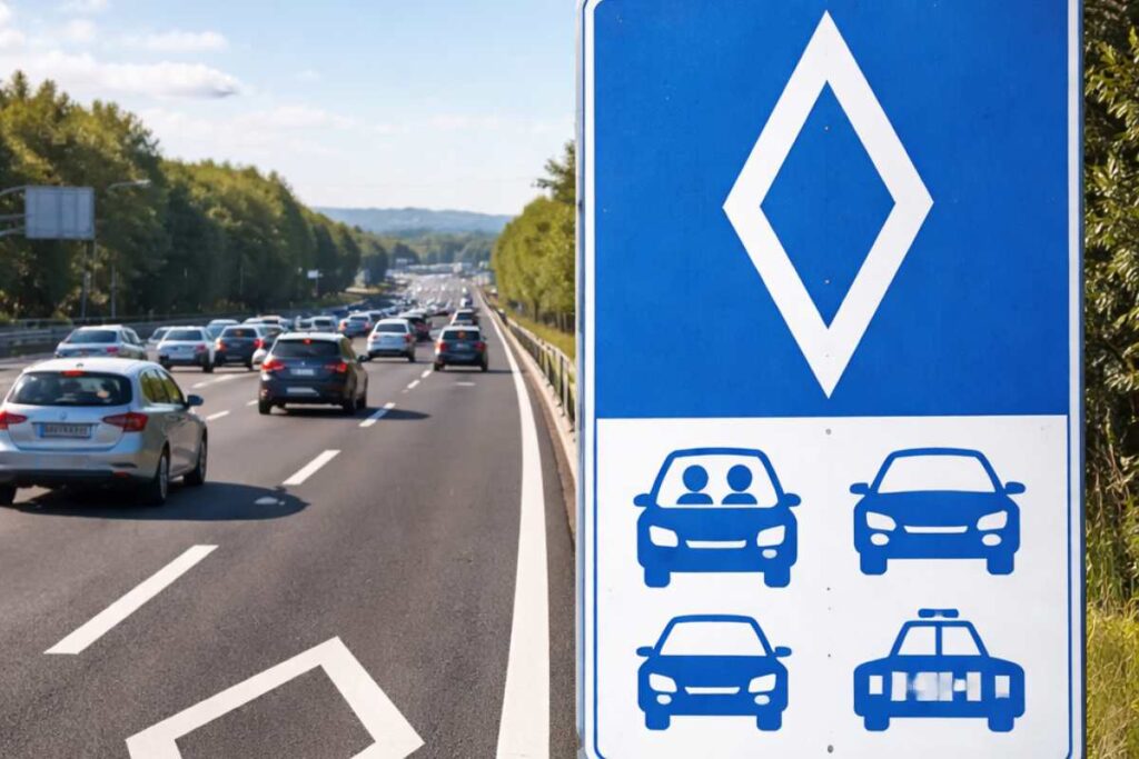 cartello stradale rombo