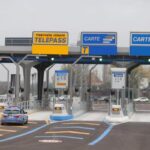 un casello in autostrada