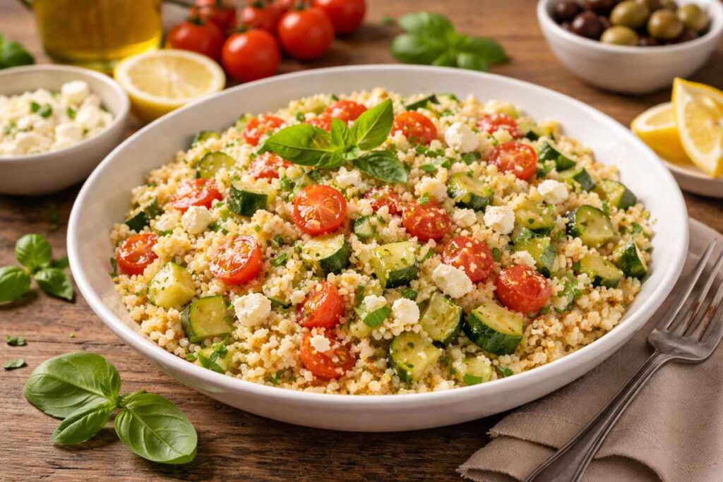 cous cous di verdure semplice e veloce