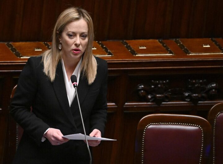 La premier Giorgia Meloni