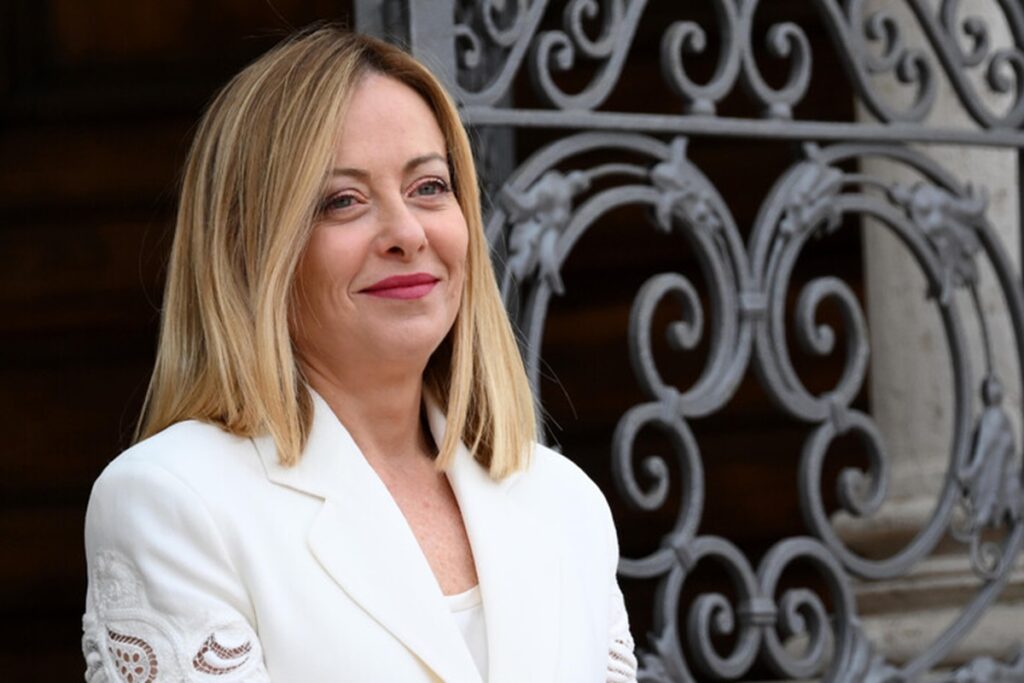 La premier Giorgia Meloni