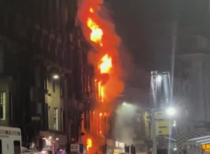 Incendio alla stazione centrale di Glasgow