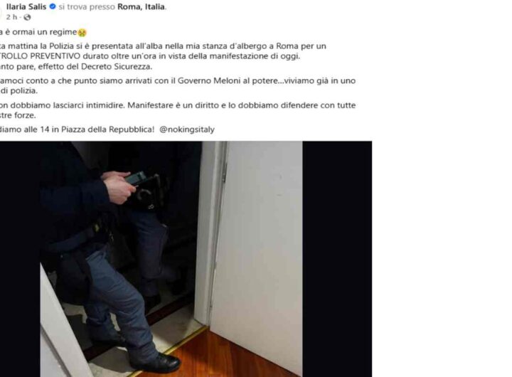 Il post di Ilaria Salis