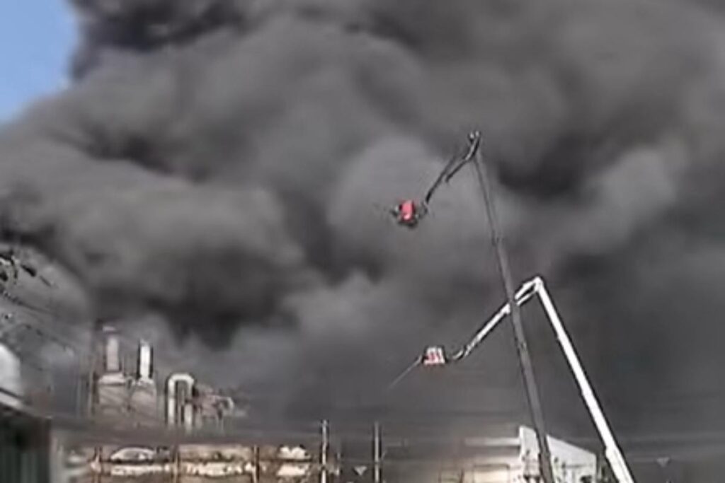 incendio fabbrica corea