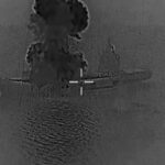 Gli Usa diffondono il video della nave porta-droni iraniana colpita e in fiamme