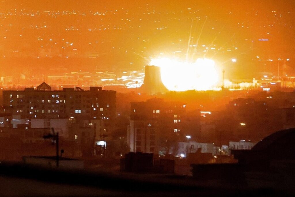 Un'immagine della guerra in Iran