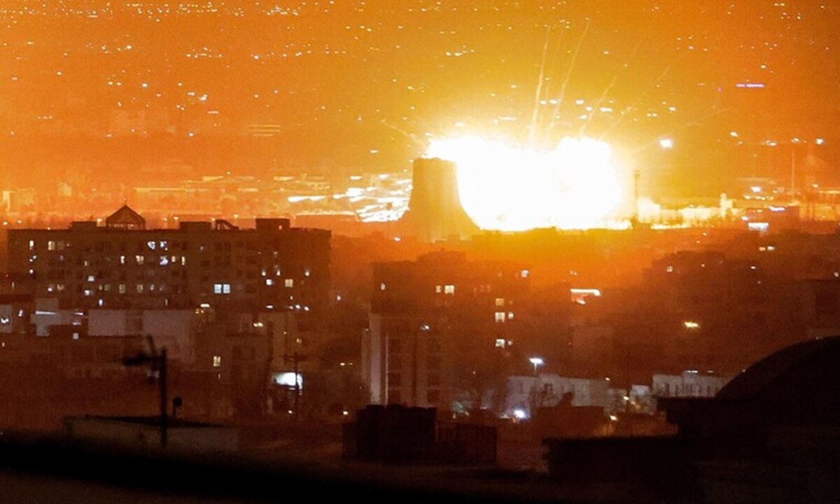 Un'immagine della guerra in Iran