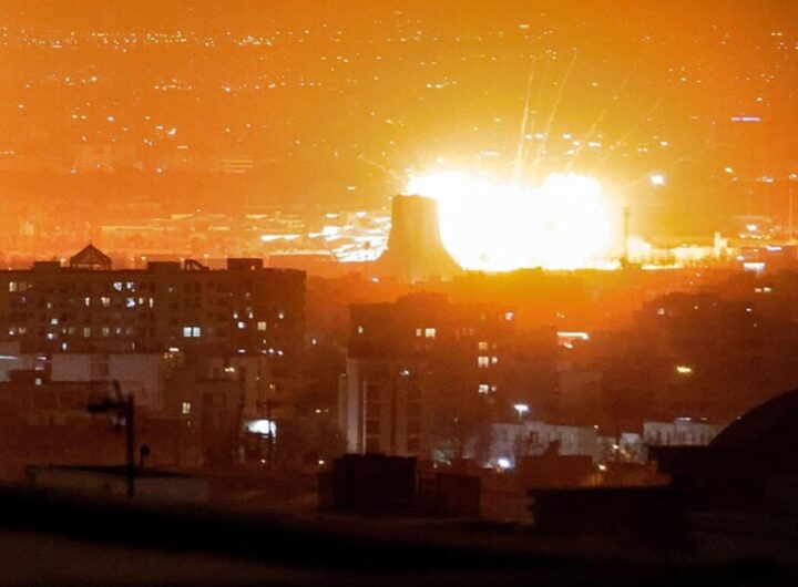 Un'immagine della guerra in Iran