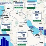 Gli italiani nel Golfo, la mappa della Farnesina