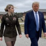 soldatessa jessica foster con trump