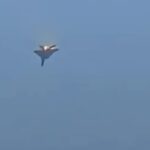 Caccia F-15E statunitense che precipita