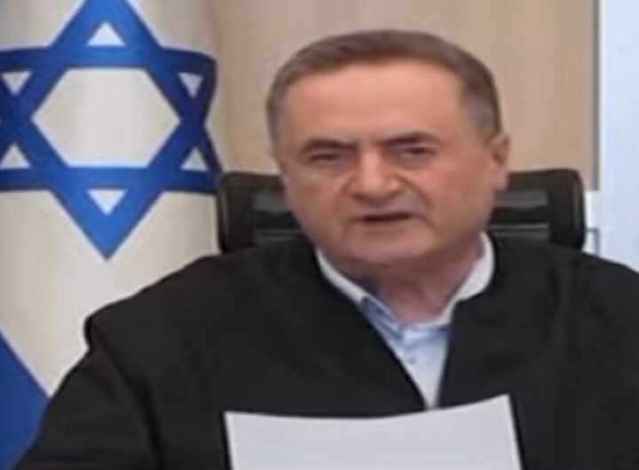 Il ministro israeliano Israele Katz