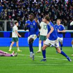 kean esulta dopo gol irlanda del nord