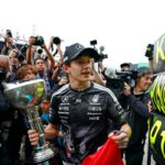 kimi antonelli festeggia in giappone