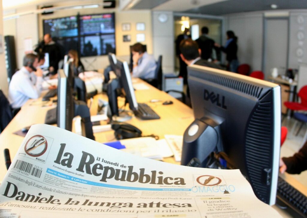 la repubblica redazione