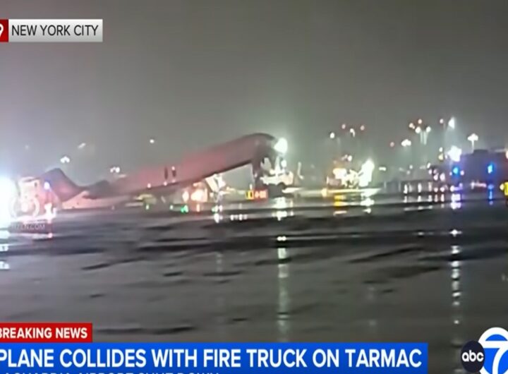 Il video delle prime immagini dopo l’incidente a LaGuardia: aereo Air Canada e mezzo dei soccorsi, due morti sulla pista