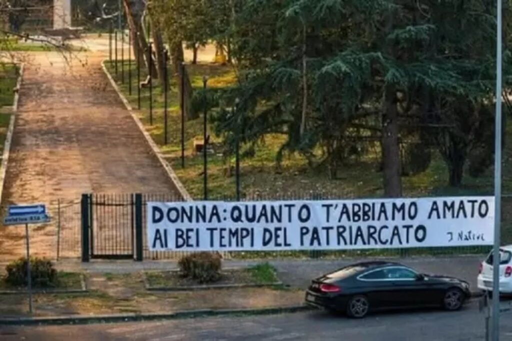 striscione a latina