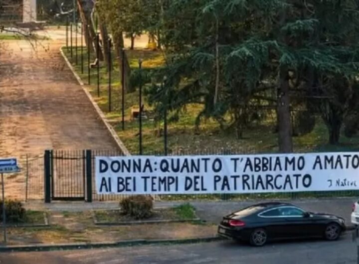 striscione a latina