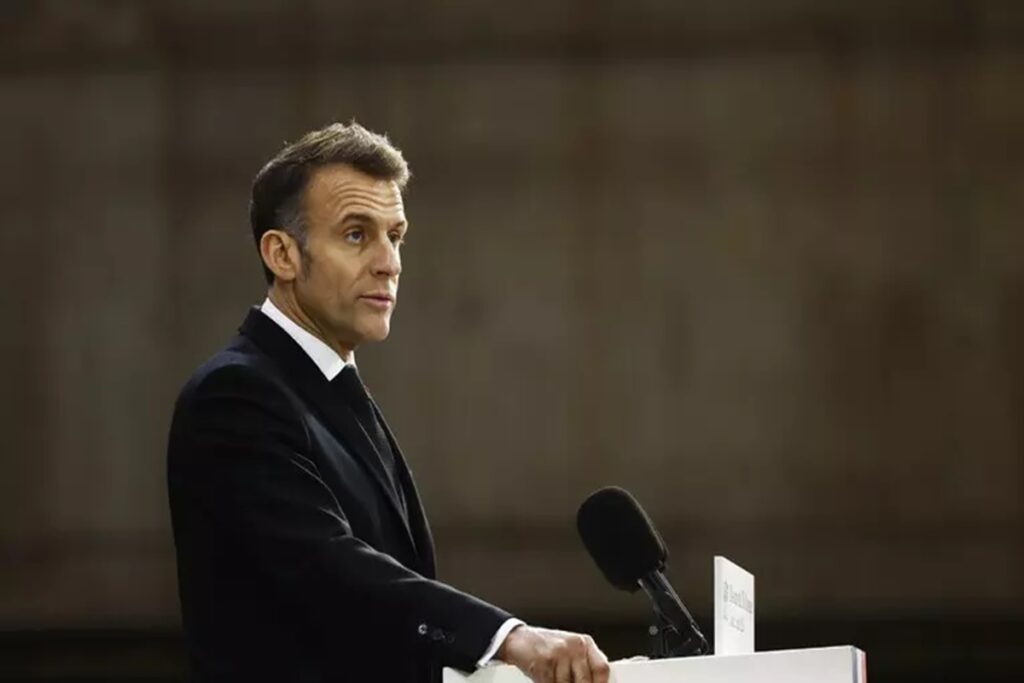 Il presidente francese, Emmanuel Macron