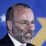 Il presidente del Partito popolare europeo Manfred Weber