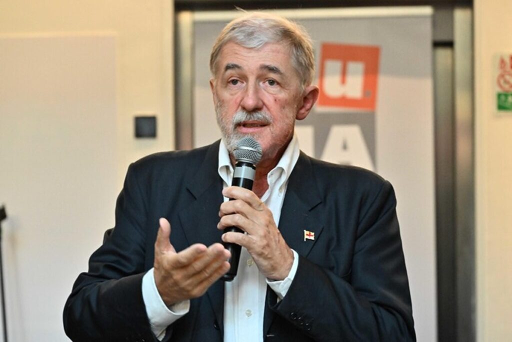 Il governatore della Liguria Marco Bucci