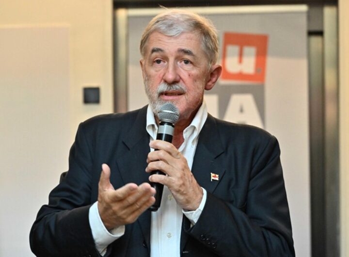 Il governatore della Liguria Marco Bucci