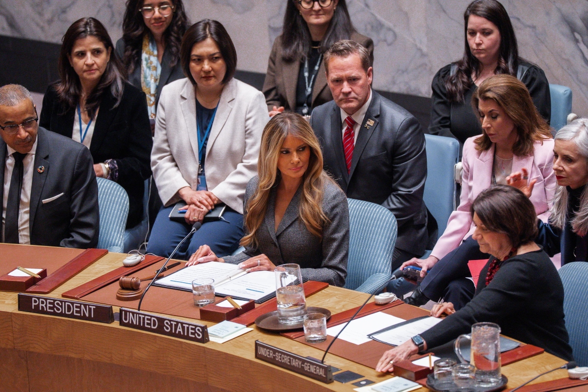 melania trump all'onu