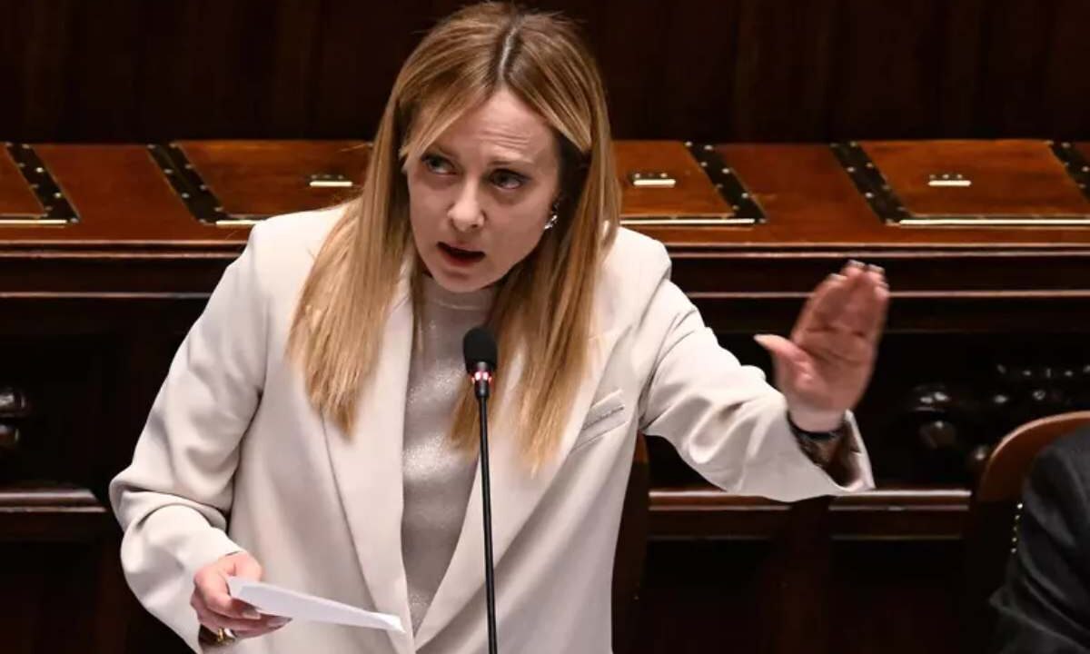 La Meloni in Parlamento