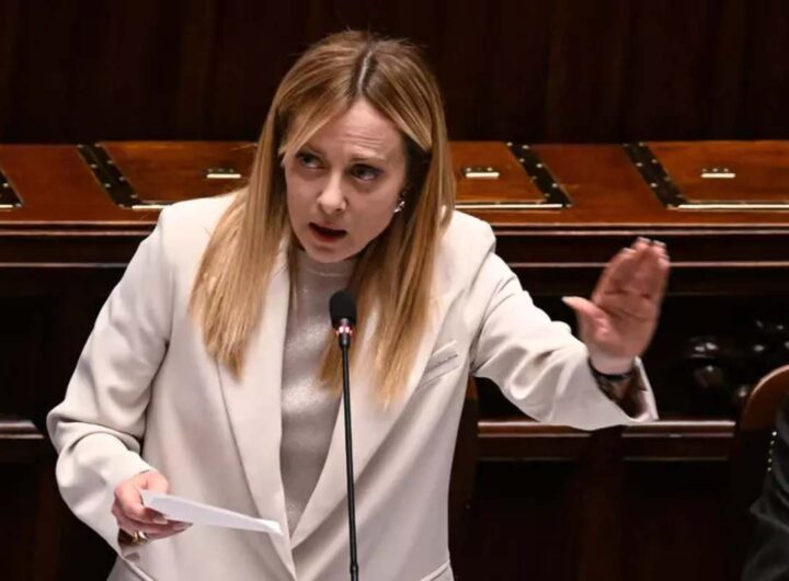 La Meloni in Parlamento