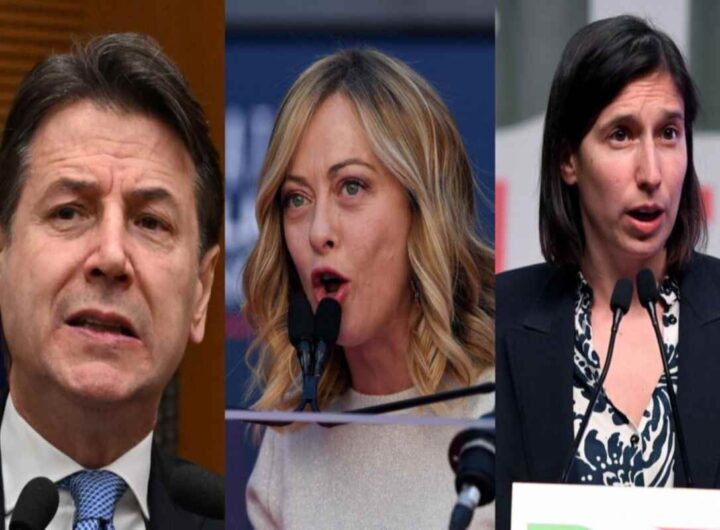 Conte, Meloni, Schlein