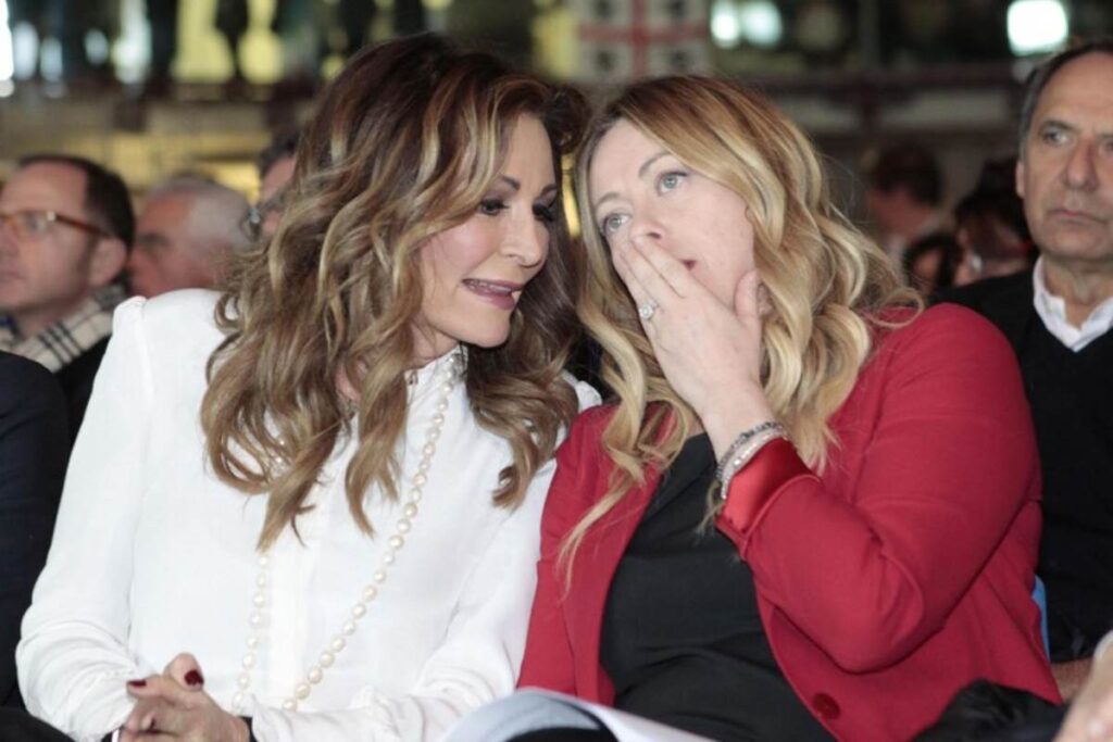 meloni parla con santanchè