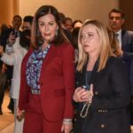 Giorgia Meloni insieme alla Santanché