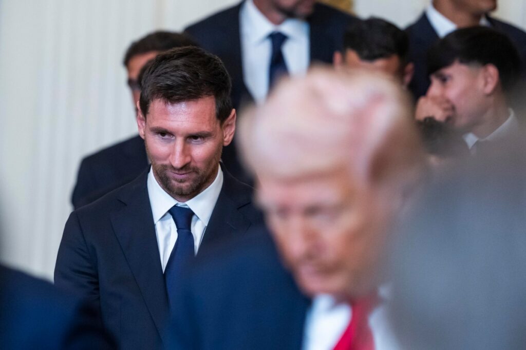 messi trump