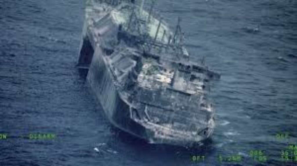 metaniera russa alla deriva