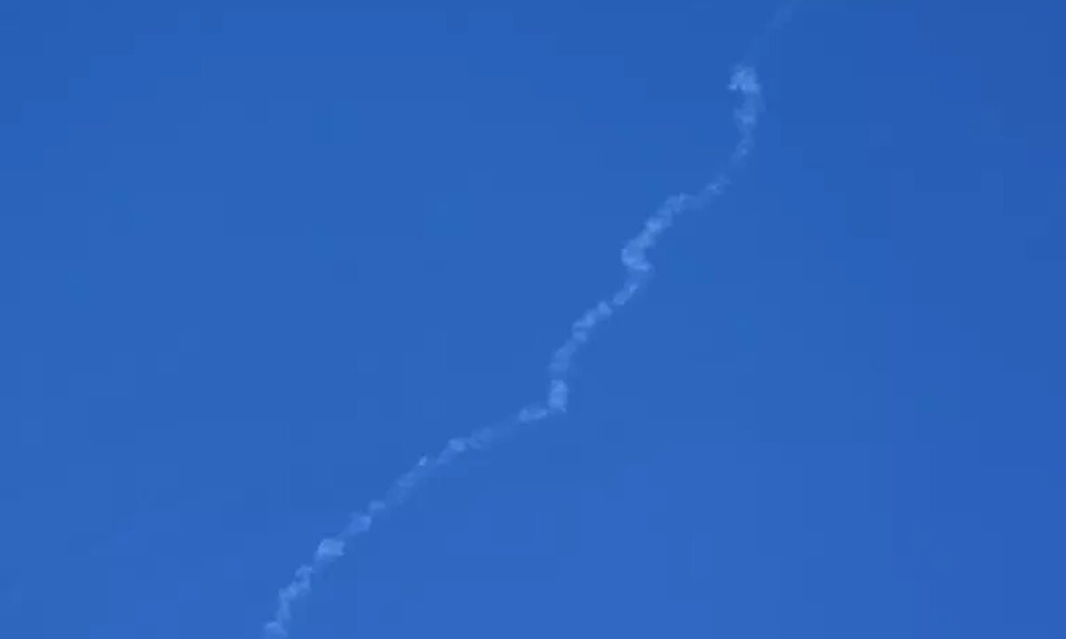 La scia di un missile