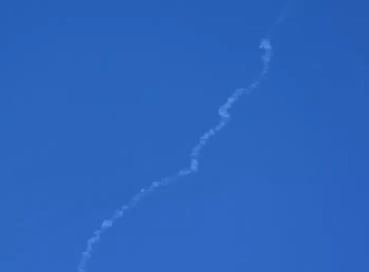 La scia di un missile