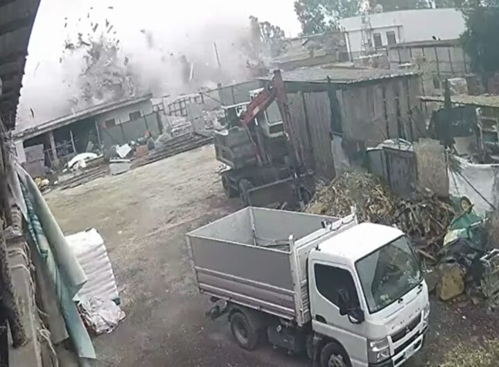 Il video dell’esplosione a Piana del Sole ripreso da una telecamera di sicurezza