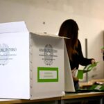 Un'urna del referendum