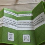La scheda del referendum