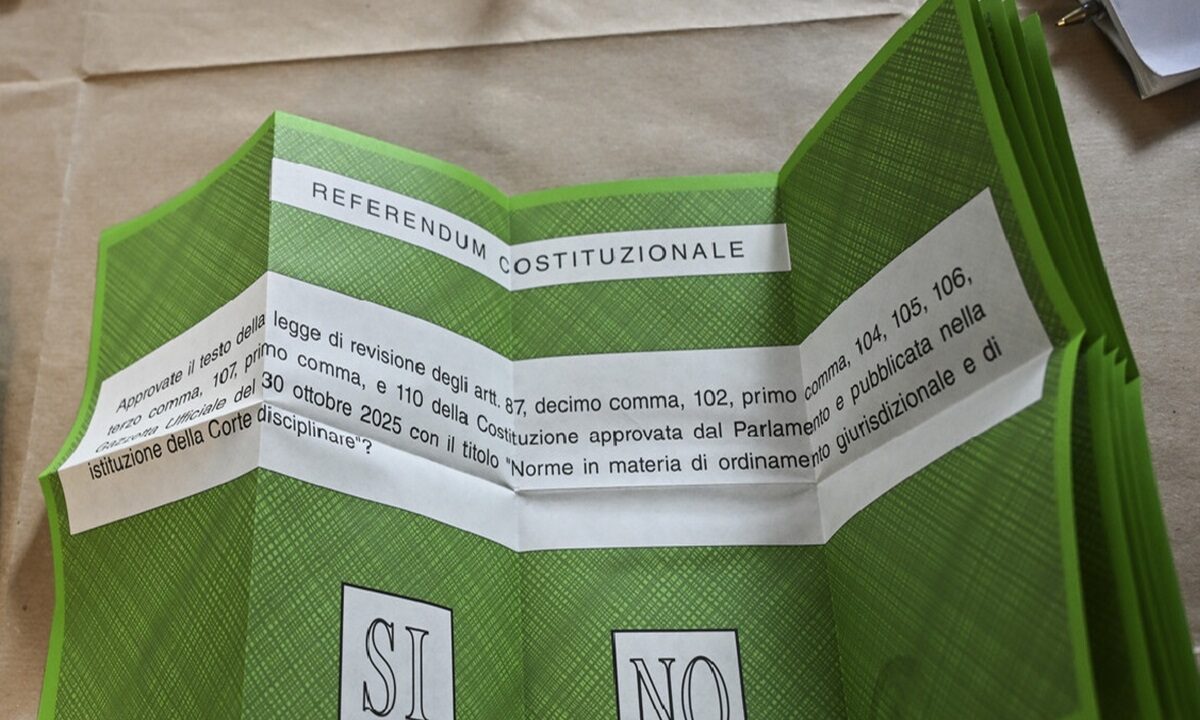 La scheda del referendum