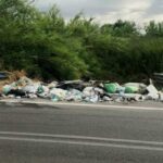 rifiuti in autostrada